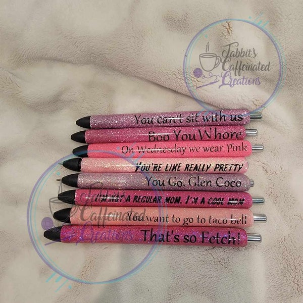 mean girls inspired pens