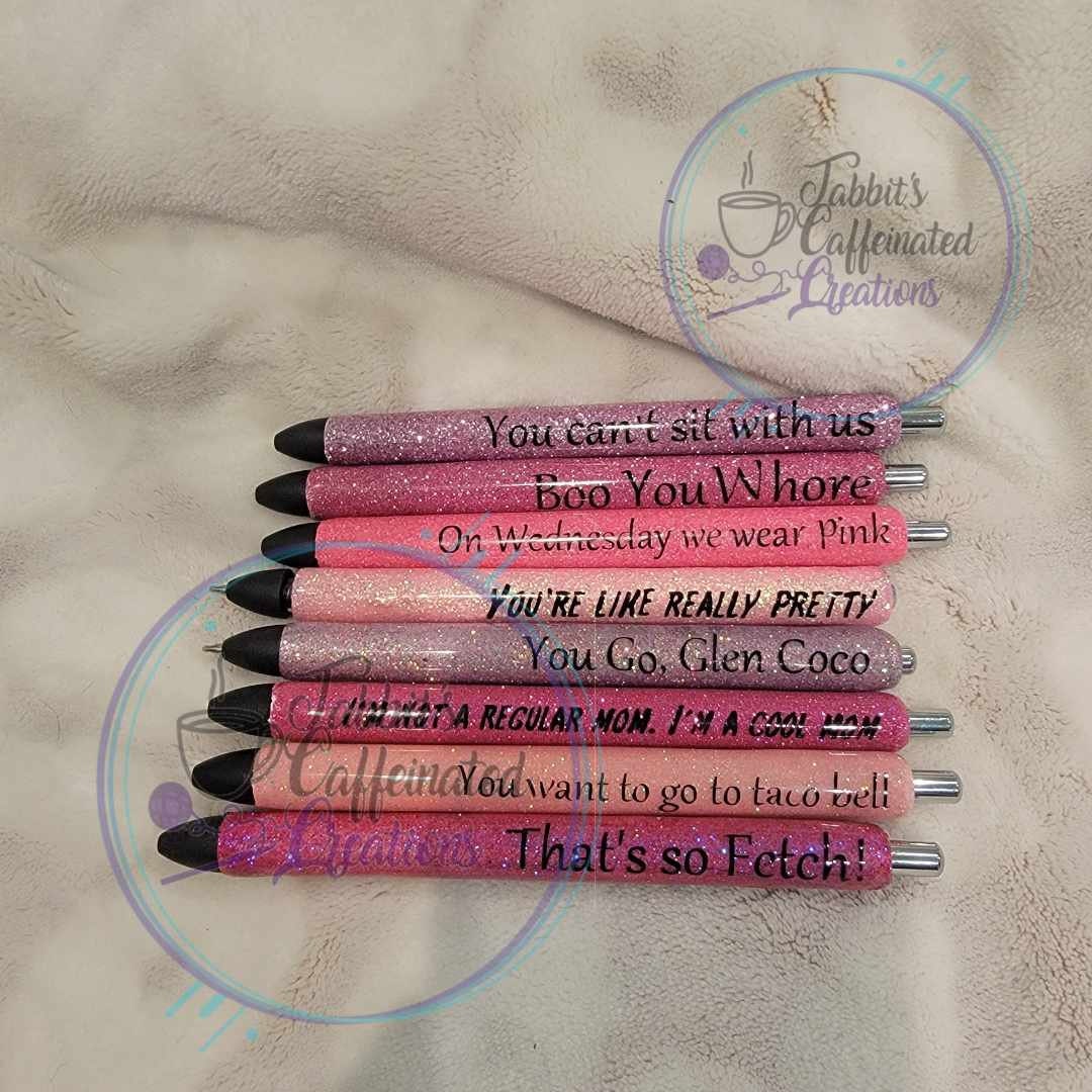 Flamingo Pom Pom Girly Novelty Pen, Teachers Gift, Stocking Filler,  Ballpoint Pen, Gift for Her 