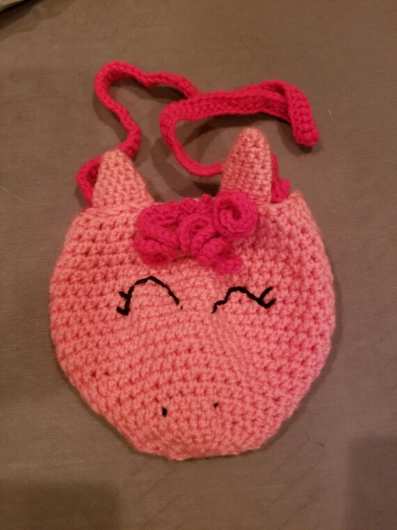crochet pony purse pattern