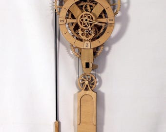 Hartholz Mechanisches Gegengewicht und Pendeluhr Kit (David)
