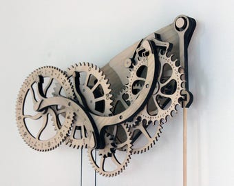 Mechanische Pendeluhr Bausatz aus Holz