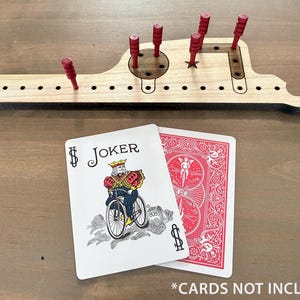 Pegs and Jokers Brettspiel - Hartholz Bild 5
