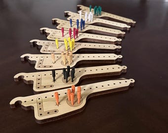 Pegs and Jokers Board Game - Hardwood