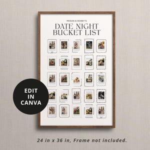 Date Ideas Polaroid Photo Poster 24x36