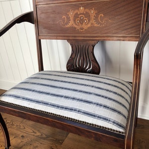 Antique Settee With Inlay Etsy