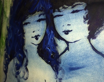 Two Girls by Etienne 1977