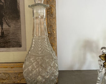 Vintage Glass Bar Decanter