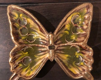 Vintage Butterfly Ashtray