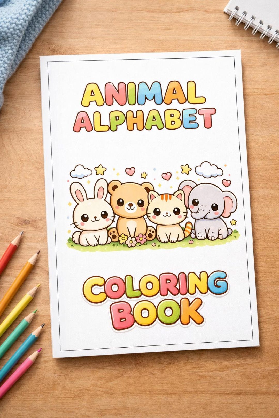 Animal ABC Coloring Book for Kids | Alphabet Animals A to Z Coloring ...