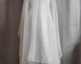Bridal Shawl | Cashmere Silk or Mohair Silk Wedding Wrap | Handmade Luxury Bridal Cover Up