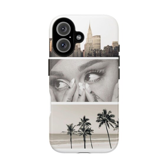 Stylish Phone Case: Tough Cases Featuring Iconic Cityscapes, Black and White Art, Trendy Gift for Friends, Phone Accessories