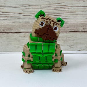 Money Money Puggy Brainrot Figurine – 3D Printed Fidget Desktop Buddy