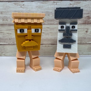 Garama & Madungdung Brainrot Figurine Set – 3D Printed Fidget Desktop Buddies