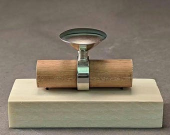 Niemeyer Ring No. 2 — Sculptural Sterling Silver Ring, Modernist Architecture Jewelry