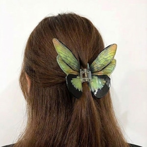 Butterfly Hair Claw, 3D Colorful Insect Clip, Boho Jaw Clamp, Cute Bug Barrette, Women Hair Accessories, Unique Gift For Her