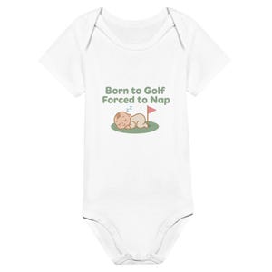 Funny Golf Baby Bodysuit | Baby grow newborn gift