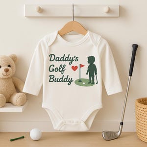 Golf Baby Bodysuit | Golf Dad Christmas Gift