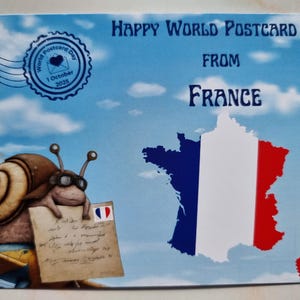 France - World Postcard Day 2025 - WPD - Snail Mail Love Series