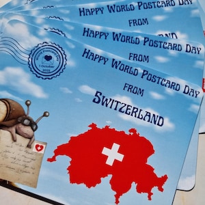 Switzerland - World Postcard Day 2025 - WPD - Snail Mail Love Series