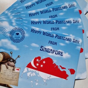 Singapore - World Postcard Day 2025 - WPD - Snail Mail Love Series