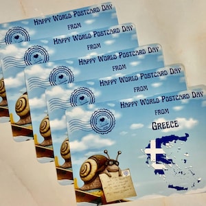 Greece - World Postcard Day 2025 - WPD - Snail Mail Love Series