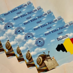 Belgium - World Postcard Day 2025 - WPD - Snail Mail Love Series