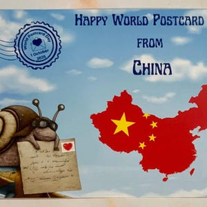China - World Postcard Day 2025 - WPD - Snail Mail Love Series