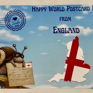 Inglaterra - Dia Mundial do Cartão Postal 2025 - WPD - Série Amor por Correio