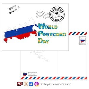 Russia - World Postcard Day - Digital Download