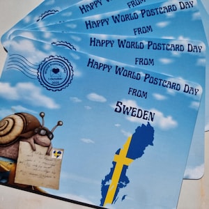 Sweden - World Postcard Day 2025 - WPD - Snail Mail Love Series