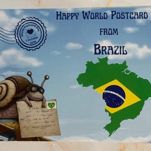 Brasil - Dia Mundial do Cartão Postal 2025 - WPD - Série Amor por Correio