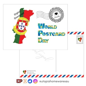 Portugal - World Postcard Day - Digital Download