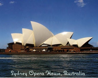 Sydney Opera House, Australia Postcard