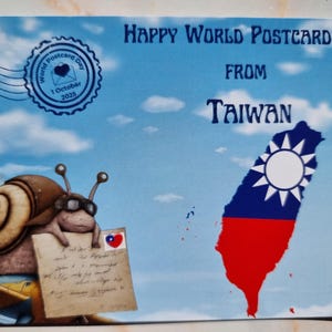 Taiwan - World Postcard Day 2025 - WPD - Snail Mail Love Series