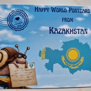 Kazakhstan - World Postcard Day 2025 - WPD - Snail Mail Love Series