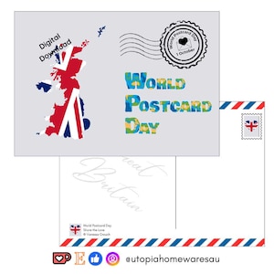 Great Britain - World Postcard Day - Digital Download