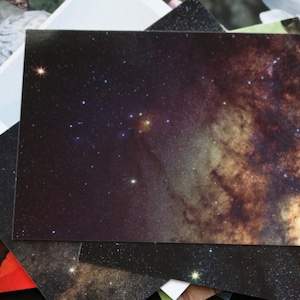 Mars, Saturne, Scorpius et Rho Ophuchi Carte postale, planètes, étoiles, Postcrossing,