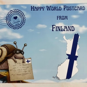 Finland - World Postcard Day 2025 - WPD - Snail Mail Love Series