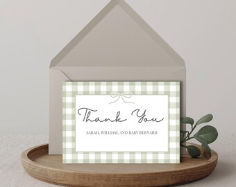 Silly Goose Thank You Cards, Folded Card, Editable & Printable Canva Template (Digital Download) BS12