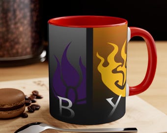 RWBY Accent Mug - Anime Fan Geschenk, lebendige Farben