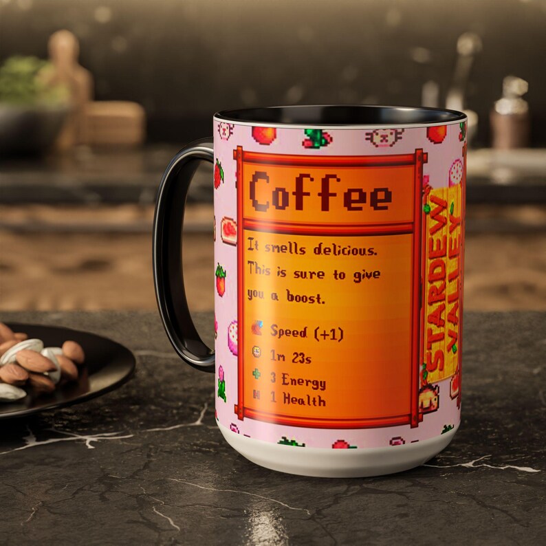 Stardew Valley Jumino Coffee Mug, Farming Game Gamer Gift, Ceramic Cup image 8
