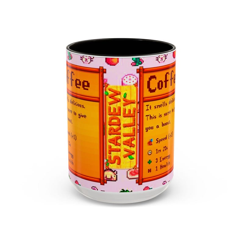 Stardew Valley Jumino Coffee Mug, Farming Game Gamer Gift, Ceramic Cup image 6