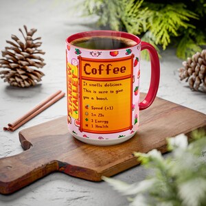 Stardew Valley Jumino Coffee Mug, Farming Game Gamer Gift, Ceramic Cup image 5