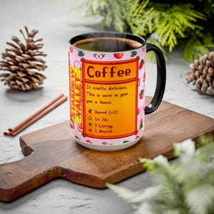 Stardew Valley Jumino Coffee Mug, Farming Game Gamer Gift, Ceramic Cup image 7