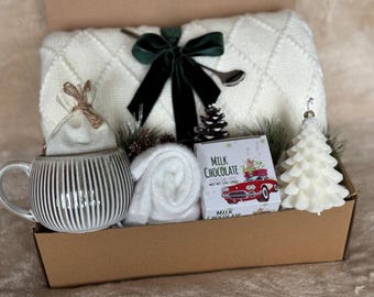 Caja Hygge Acogedora con Resplandor Invernal, regalos de invierno, regalos de Navidad para parejas, familia, amigos, padres, regalos de cumpleaños para ella, regalos navideños
