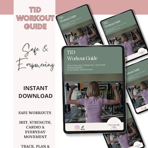 Type 1 Diabetes Workout Guide | Fitness Planner and Tracker | Safe Empowering Workouts for T1D |