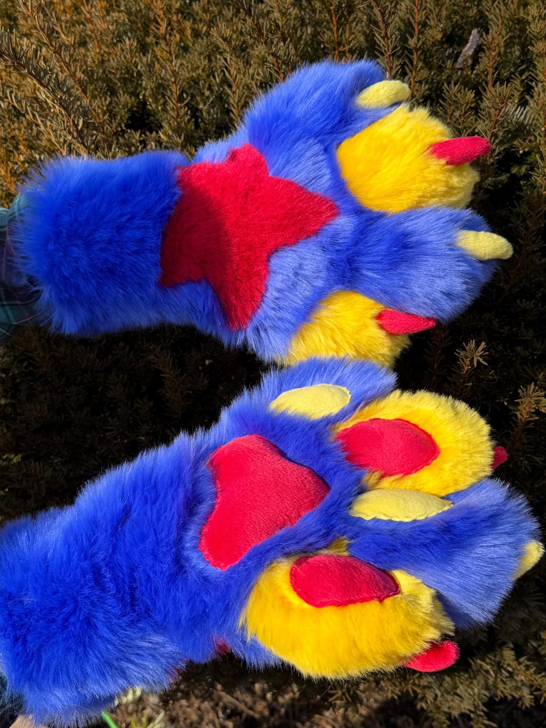 Clown Themed Fursuit Hand Paws - Etsy