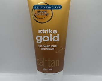 Bath & Body Works True Blue Spa Bronze Bombshell Strike Gold Self Tanner RARE