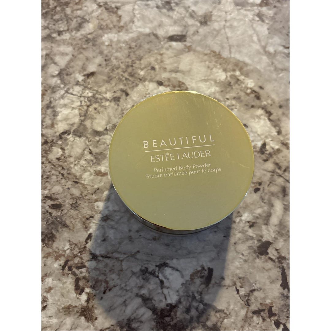 Estee Lauder Beautiful Perfumed Body Powder 1 Oz Gold Lid Discontinued ...