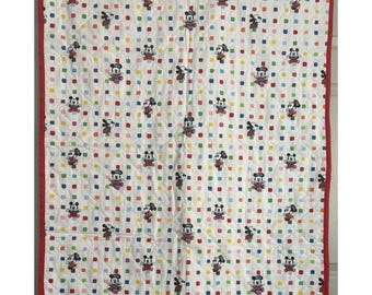 Coperta per culla vintage Disney Babies Topolino Minnie Dundee Primary 40x34